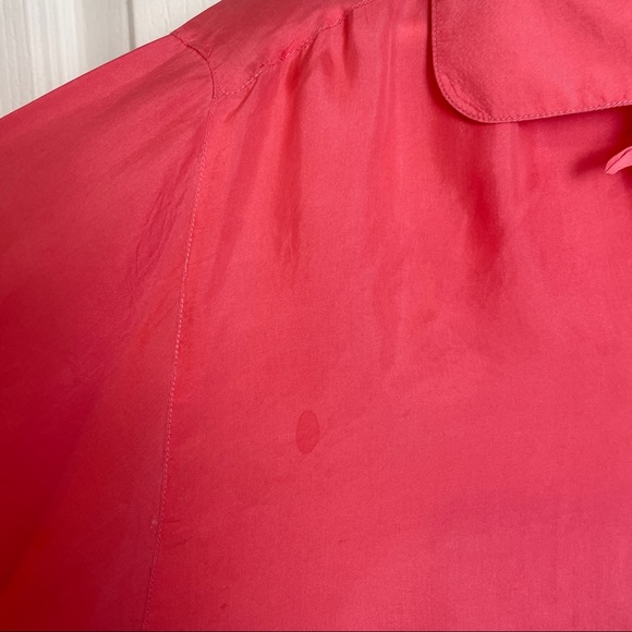 Silk Button Down Top - Picture 6 of 10